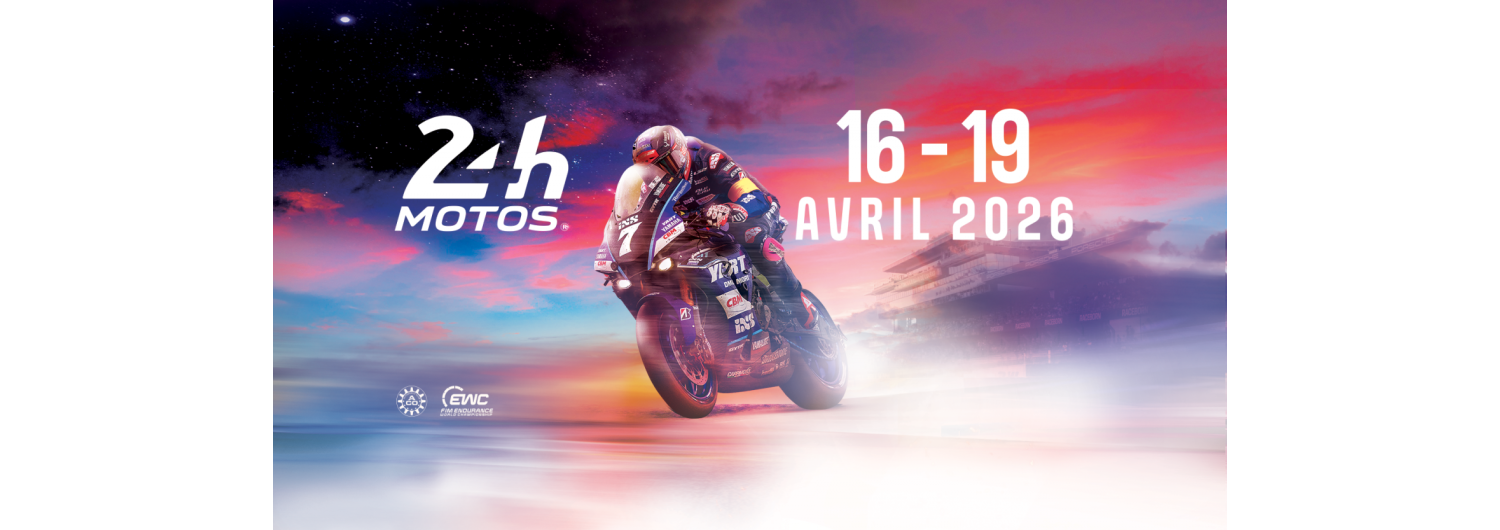 Les 24 Heures Motos sont de retour sur le Circuit des 24 Heures du 16 au 19 avril 2026