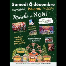 Visuel Marché de Noël - Champagné