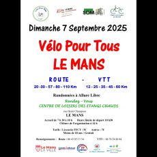 Visuel Vélo pour tous Le Mans