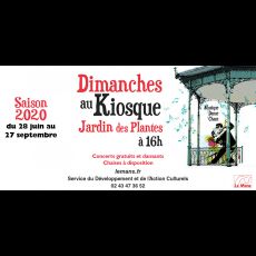 Visuel DIMANCHE AU KIOSQUE : CONCERT DU HOT JAZZ CLUB DU MANS