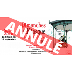 Visuel ANNULÉ - DIMANCHE AU KIOSQUE : CONCERT D'ENHARMONIE