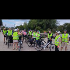 Visuel Sur le Boulevard Nature à vélo, avec CYCLAMAINE, partie ouest