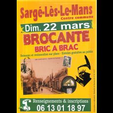 Visuel Brocante de Sargé