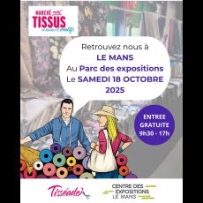 Visuel Les Tisséades - Marché aux tissus
