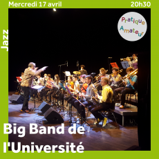 Visuel Big Band de l'Université du Mans