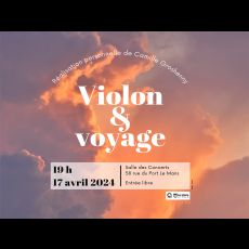 Visuel Violon & Voyage