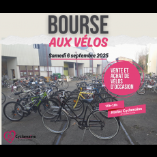 Visuel Bourse aux vélos - Cyclamaine