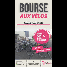 Visuel Bourse aux vélos (avec dépôt-vente particuliers) - Asso Cyclamaine
