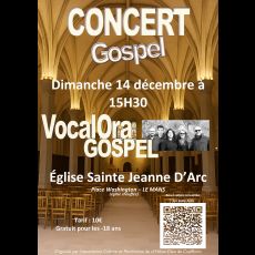 Visuel Vocalora Gospel