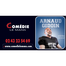 Visuel Arnaud Gidoin – 55 ans