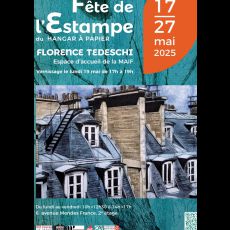 Visuel Fête de l'estampe; exposition Florence TEDESCHI