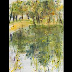 Visuel Aquarelles, Paysages de Sarthe