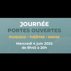 Visuel Journée Portes Ouvertes Conservatoire du Mans