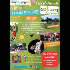 Visuel Fête nationale - Champagné