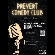 Visuel Prevert Comedy Club