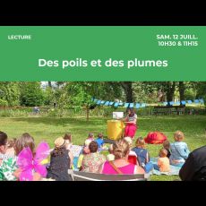 Visuel Des poils et des plumes