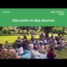 Visuel Des poils et des plumes