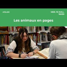 Visuel Les animaux en pages