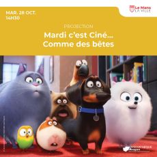 Visuel Mardi c'est ciné... Comme des bêtes