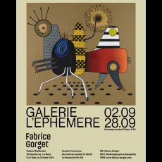 Visuel Exposition des peintures de Fabrice GORGET