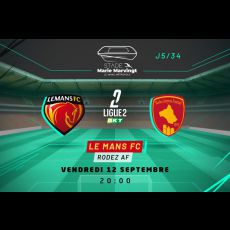 Visuel Le Mans FC - Rodez AF