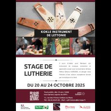 Visuel STAGE LUTHERIE : FABRICATION DU KOKLE, INSTRUMENT NATIONAL DE LA LETTONIE