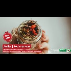Visuel Atelier jeune public : Pot à senteurs