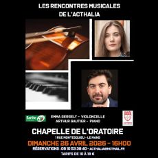 Visuel Les Rencontres Musicales de L'Acthalia - Concert de Jean Dubé