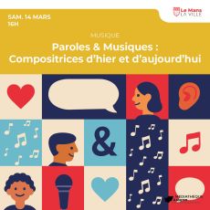 Visuel Paroles & Musique : Compositrices d'hier et d'aujourd'hui