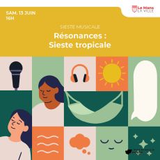 Visuel Résonances : Sieste tropicale
