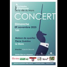 Visuel Concert de l'orchestre d'harmonie de la ville du Mans