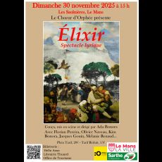 Visuel ELIXIR - PAR LE CHOEUR D'ORPHÉE