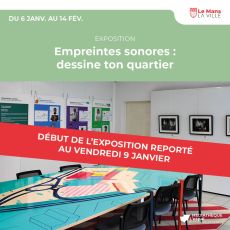 Visuel Empreintes sonores : dessine ton quartier