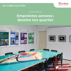 Visuel Empreintes sonores : dessine ton quartier