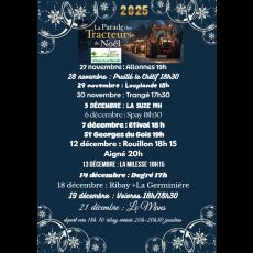 Visuel Parade des tracteurs illuminés