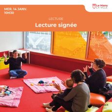 Visuel Lecture signée