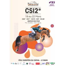 Visuel CSI 2*,CSI 1*, CSI YH, CSIP, CSI AM, AMATEUR GOLD TOUR, AM, Club et Poneys