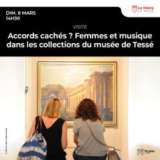 Visuel Accords cachés ? Femmes et musique dans les collections du Musée de Tessé