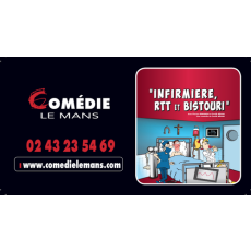 Visuel Infirmière RTT et bistouri