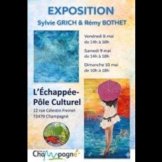 Visuel Expostion de peinture Artistes au jardin (jusqu'au 10/5)