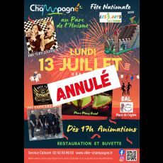 Visuel [Annulée] Fête nationale - Champagné