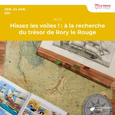 Visuel Hissez les voiles ! : à la recherche du trésor de Rory le Rouge