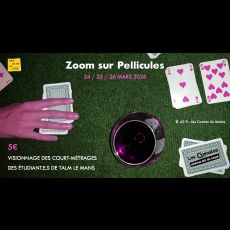 Visuel Zoom sur pellicule - Courts métrages