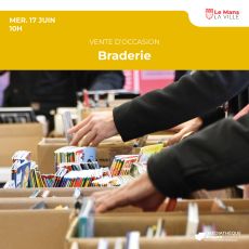 Visuel Braderie des médiathèques