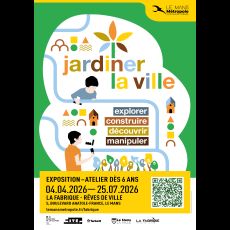Visuel VISITE FLASH Exposition Jardiner la Ville