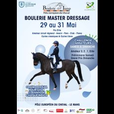 Visuel BOULERIE MASTER DRESSAGE 2026