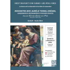 Visuel Retour de restauration : adoration des mages de l'église notre-dame-du-pré
