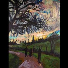 Visuel Du montage du châssis à la peinture de paysage avec Lucas Accary