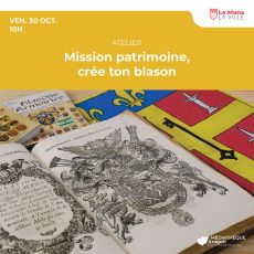 Visuel Mission patrimoine, crée ton blason