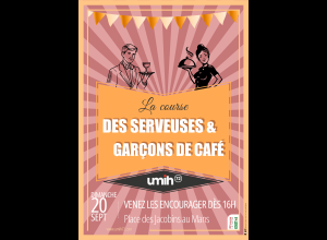 Course des serveuses et garçons de café